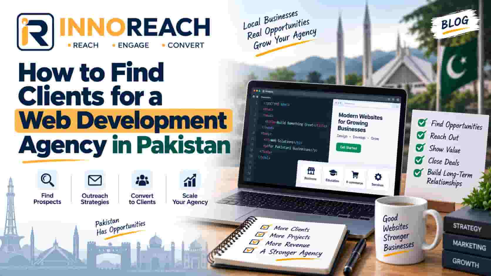 How to Find Clients for a Web Development Agency in Pakistan