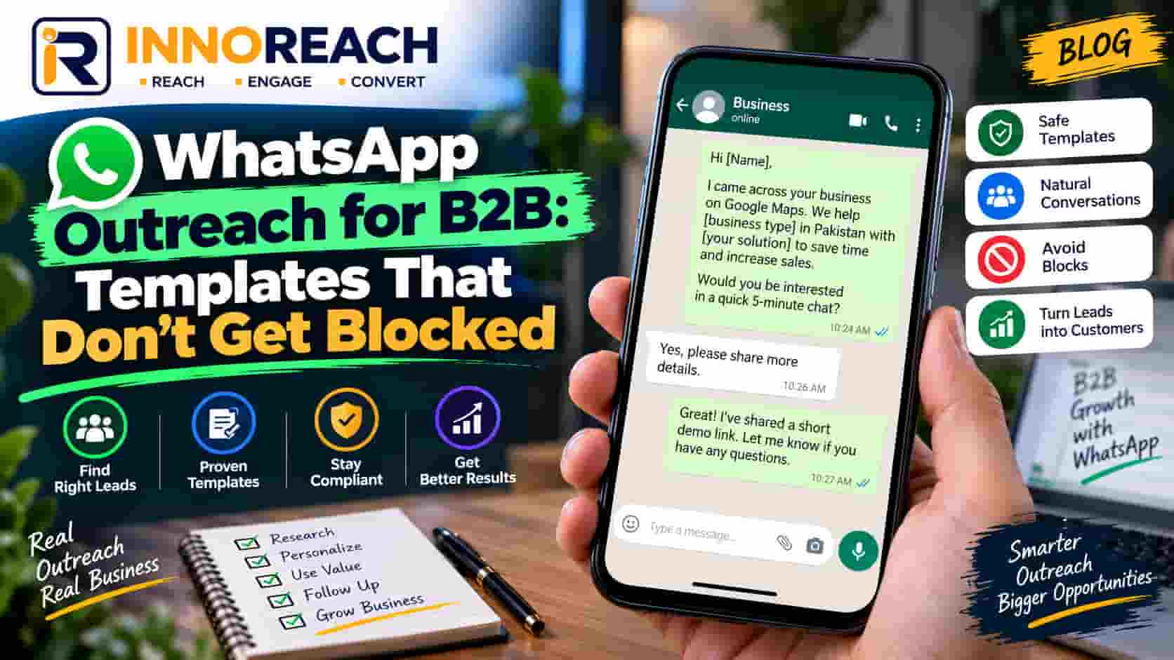 WhatsApp Outreach for B2B: Templates That Don't Get Blocked