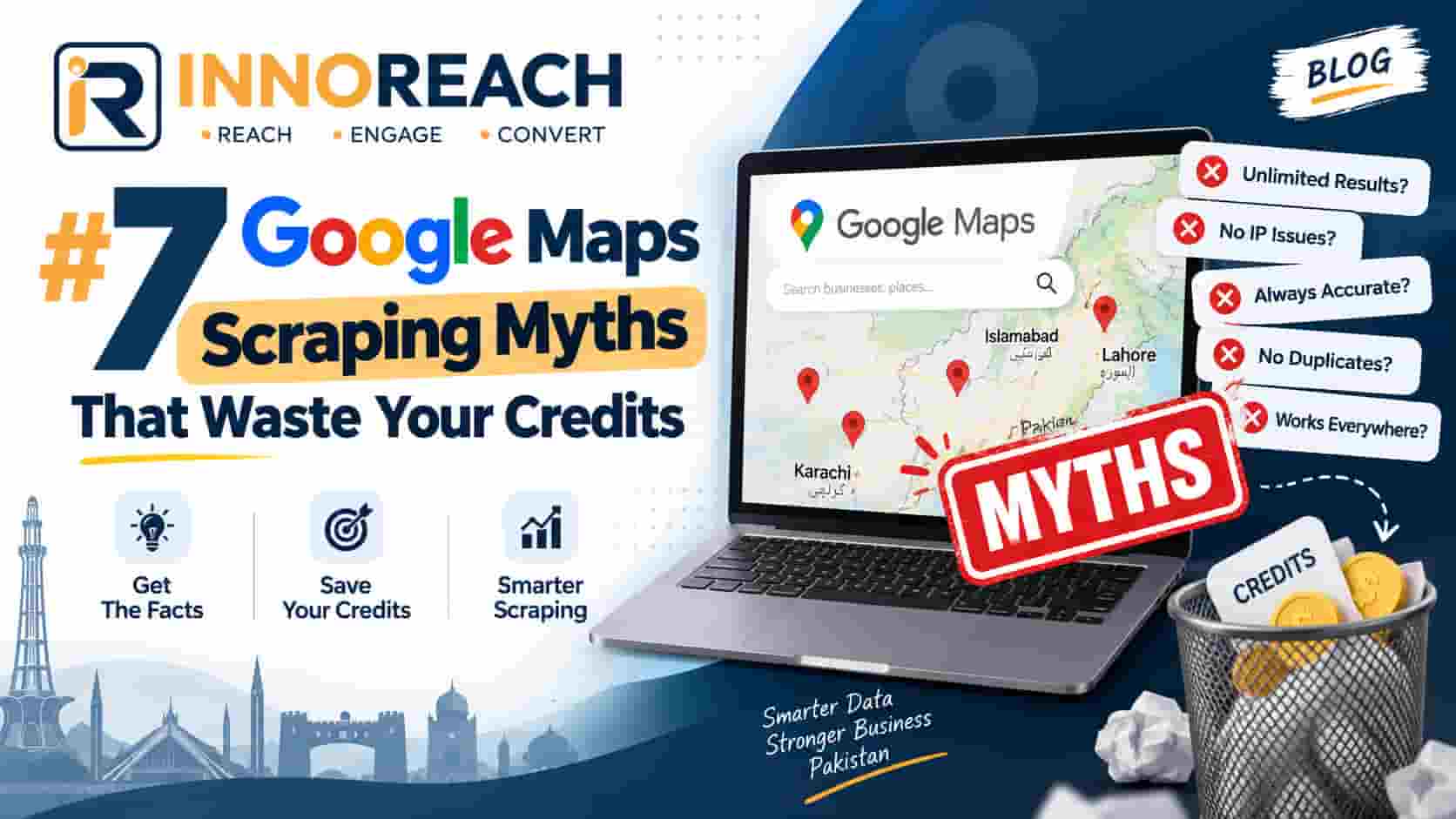 7 Google Maps Scraping Myths That Waste Your Credits